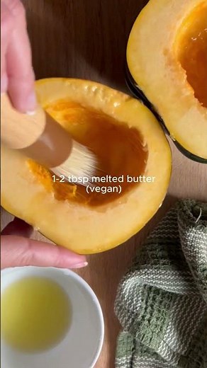 EASY Delicious Brown Sugar Acorn Squash 🤤 🍁