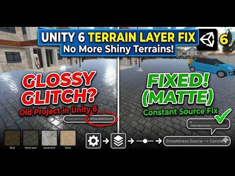 Unity 6.2 Terrain Lighting Fix: No More Shiny Textures | ThirteeNov