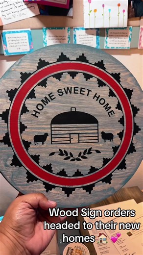 Handmade Wood Signs for Christmas Gifting