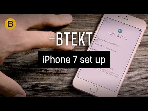 iPhone 7 set up guide