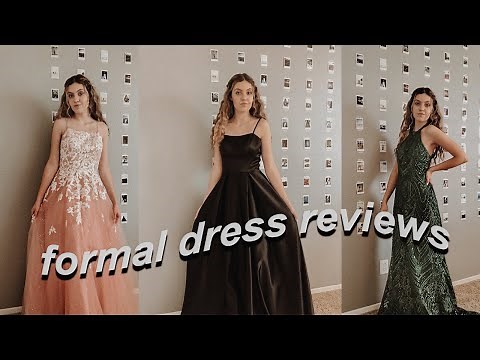 Trying ONLINE Prom/Formal Dresses ... are they worth it? Dress Haul 2020 | JJ's House
