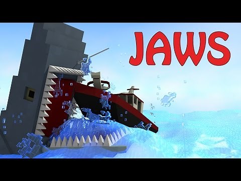Minecraft | JAWS SHARK MOD Showcase! (Shark Attack, Jaws, Sharks)
