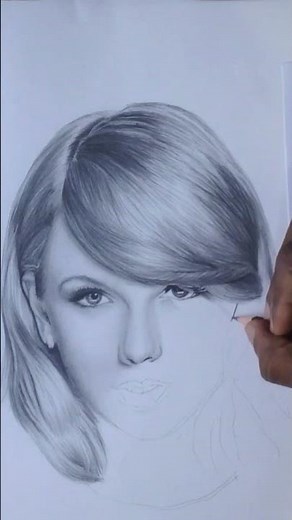 Taylor Swift Drawing #realistic #pencildrawing