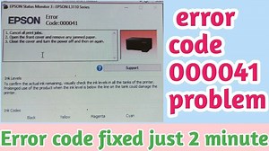 Error code 000041 problem solution || Epson L3110 printer || #epson #repair #error #000041