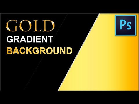 How To Create A Gold Coloured Gradient Photoshop 2020 Tutorial