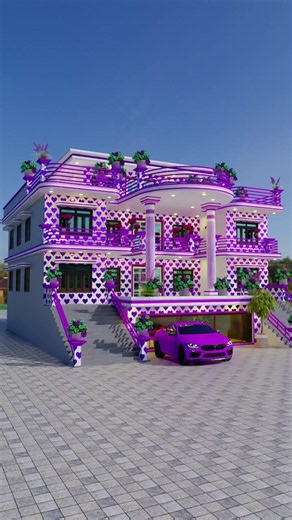 Village House 🏡 Design #elevation #frontelevation #house #housedesign #home #song #hindisong #3d