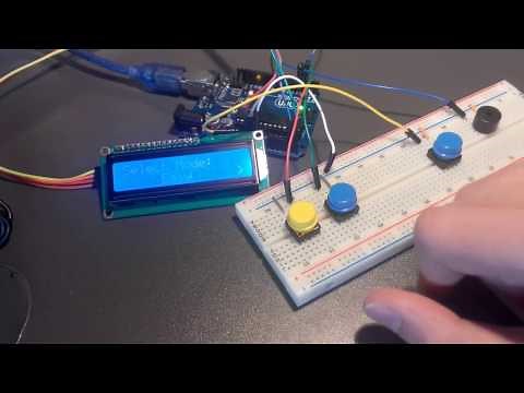Arduino LCD Game + Tutorial (in description)
