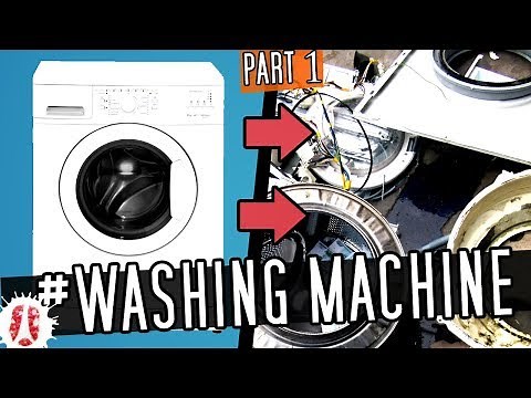 HOW TO Disassemble A Washing Machine To Salvage Parts [WMTeardown Part 1/3] #Teardown #FreeStuff