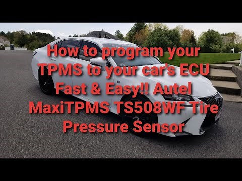 How to program TPMS programming #Autel MaxiTPMS TS508WF #tire pressure sensor #car maintenance #how