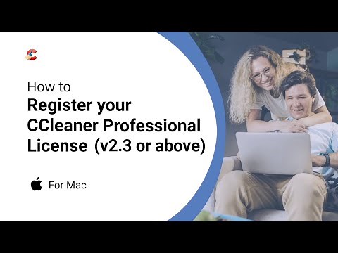 How to register your CCleaner Professional license for Mac (v2.3 or above)