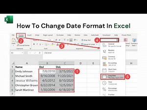 How to Change the Date Format in Excel