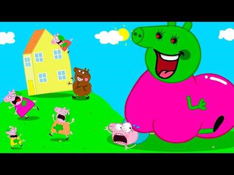 Peppa Mod: Why Is The Giant Boss Destroying The Hospital? 🏥 | Peppa Pig Animation