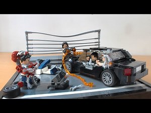 Lego Iron Man 2 - Mark V suit up scene MOC