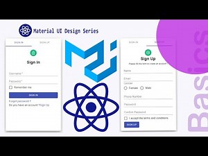 Design Beautiful Signin & Signup Form using Material UI || Material UI || React