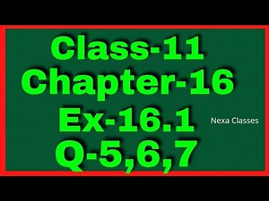 Ex-16.1 Q-5,6,7 Class 11 ( Probability ) NCERT Math || Q 5,6,7 Ex 16.1 Class 11 Math ||