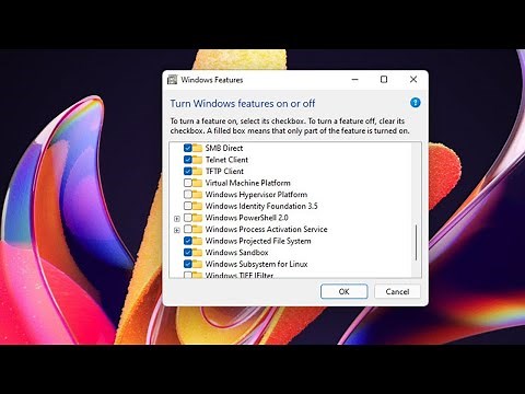 enable windows subsystem for Linux on Windows 11