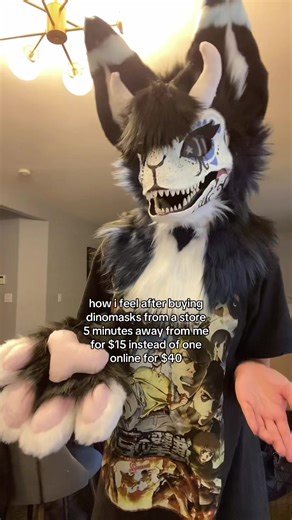 DIY Dino Mask: Cost-Effective Fursuit Solution