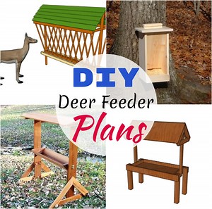 25 DIY Deer Feeder Plans You Can Build - DIYnCrafty