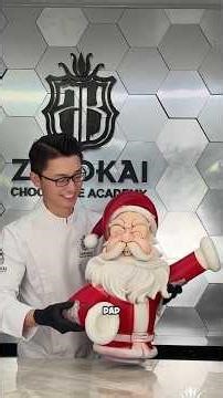 Turning Chocolate into a Santa Claus for RonaldoJr 😱 | Ronaldo's Challenge ✨️😲 #shorts​​ #factsfetch