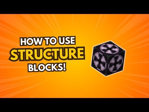 How to use STRUCTURE BLOCKS in Minecraft!