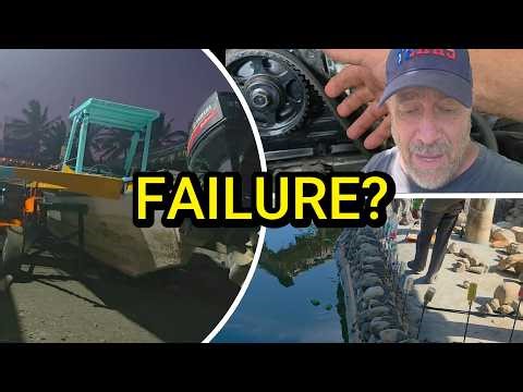 A update of the Trimaran , Green Hilux Surf 4x4 and the Pond Project with Aquaponics