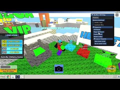SkyWars Roblox Script Infinite - Jump, No Anticheat, Free Mega And VIP Room | PASTEBIN 2021 | * OP *