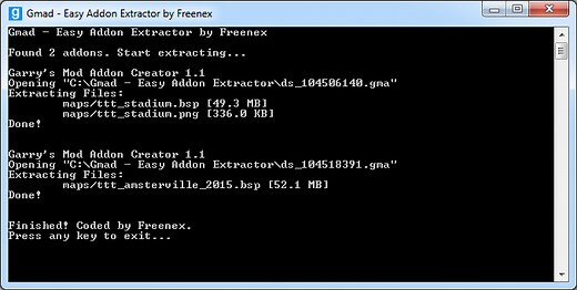 Gmad - Easy Addon Extractor file - Garrys Mod for Half-Life 2