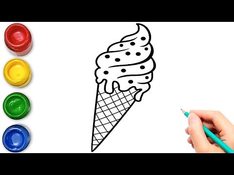 Ice Cream Drawing | How To Draw Ice Cream | Draw Smart