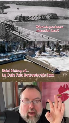 The failed La Colle Falls hydroelectric dam on the north Saskatchewan river… some brief history ￼