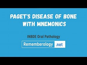 Mnemonics For Paget's Disease | INBDE Oral Pathology Mnemonics