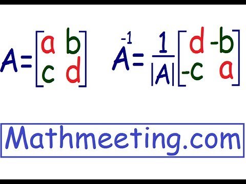 Inverse of 2x2 matrix