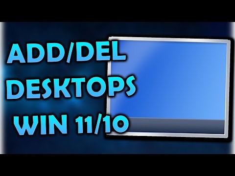 How To Add/ Remove Desktops In Windows 11/10