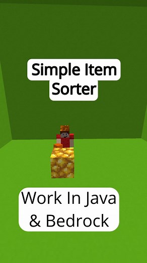 How to Build A Simple Item Sorter In Minecraft