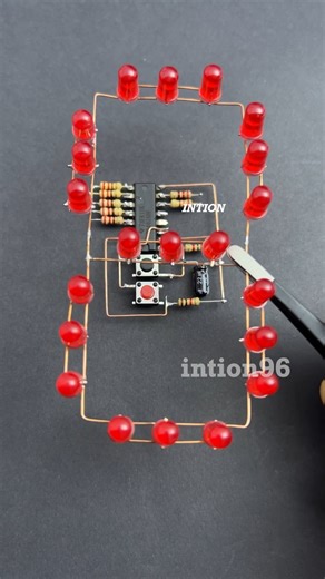 INTION on Instagram: "0 to 9 LED Digital Counter Circuit #intion #electronicsprojects #electronicscircuits #diyelectronics #sevensegement #leddigital #leddigital"