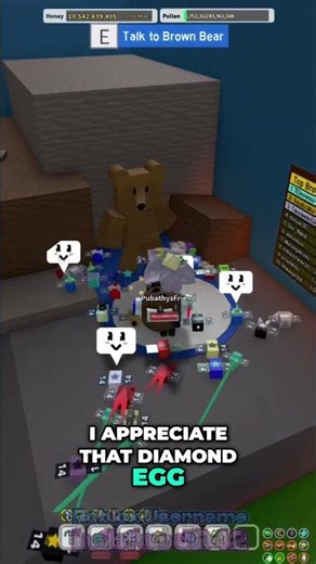 Bee Swarm Simulator Diamond Egg & New Quest! Let's Go! #roblox #beeswarmsimulator #shorts