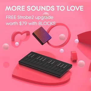 There are plenty of reasons to love BLOCKS — and we’ve just added over 1000 more! Buy and register a Seaboard Block, Lightpad Block or BLOCKS Kit before February 26th and get an upgrade to the full version of Strobe2 FREE: http://bit.ly/2N3RVIC | ROLI