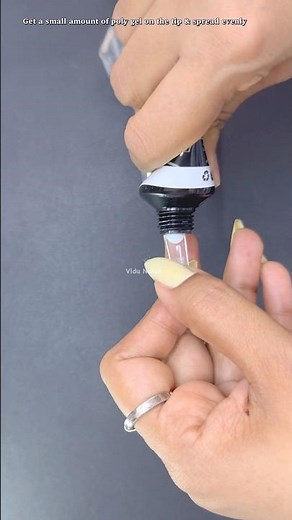 Have you tried poly gel nail extensions ? step by step guide for beginners in 1 minute #polygelnails