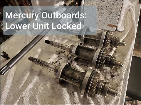 Mercury Outboards: Lower Unit Locked