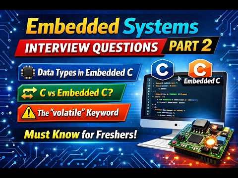 Embedded Systems interview questions | Evolve Robotics #education