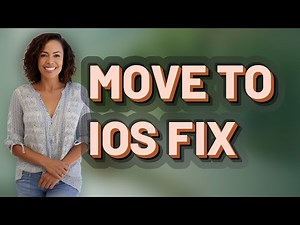 Why Does 'Move to iOS' Fail to Transfer Data?