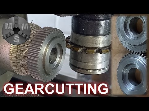 Making a gear in the home workshop - gear cutting with home made cutter