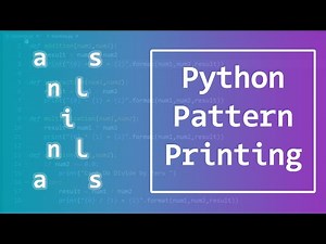 Python Pattern Programs | Printing String in X Shape
