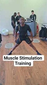 Today's electric muscle stimulation isometrics training #EMS
