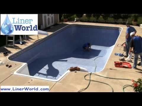 How to Install In Ground Swimming Pool Liners in 5 Minutes or Less - LinerWorld Demo Video