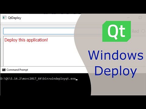 How to Deploy a Qt Widgets Applications on Windows