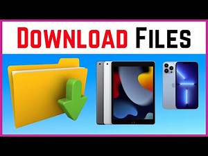 How to DOWNLOAD FILES on iPhone/iPad