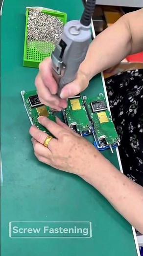 Electronic Assembly Process | PCB Soldering and Fixing #hlc