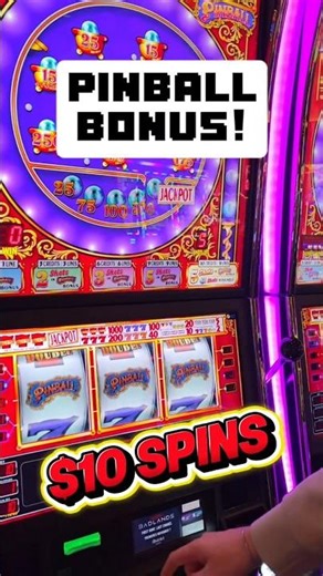 This $10 Pinball Spin Went INSANE… Almost Max High Limit Slot Win!