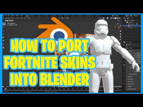 HOW TO PORT FORTNITE MODELS INTO BLENDER! (SEPT 2023)
