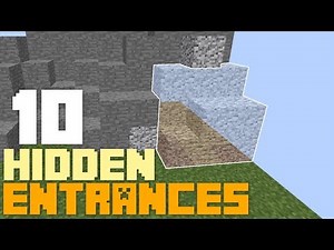 10 Hidden Doors for your Minecraft Base! - Top 10 - Best Secret Entrances